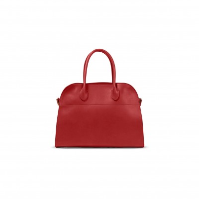 THE ROW SOFT MARGAUX 12 LEATHER HANDBAG (30*23*19cm)